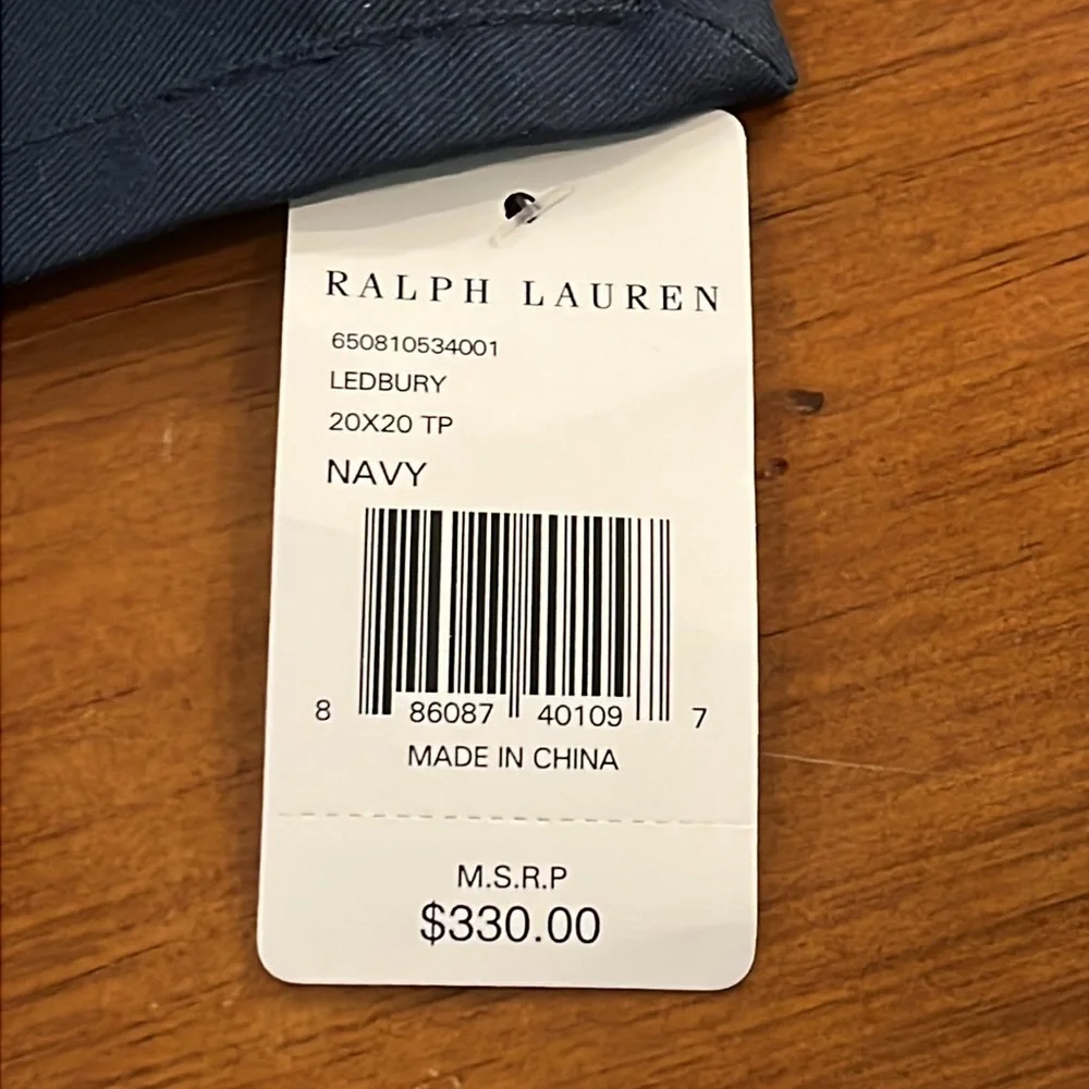 Ralph Lauren Ledbury 20”x20” Throw Pillow Cover Equestrian Polo Themed new Silk